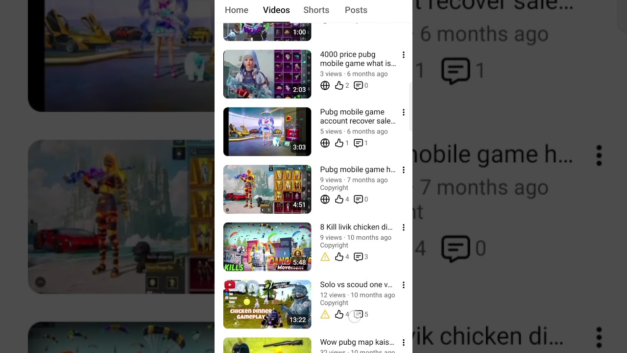 pubg mobile game YouTube channel kabhi Nahin kamyab hoga🥹🥹