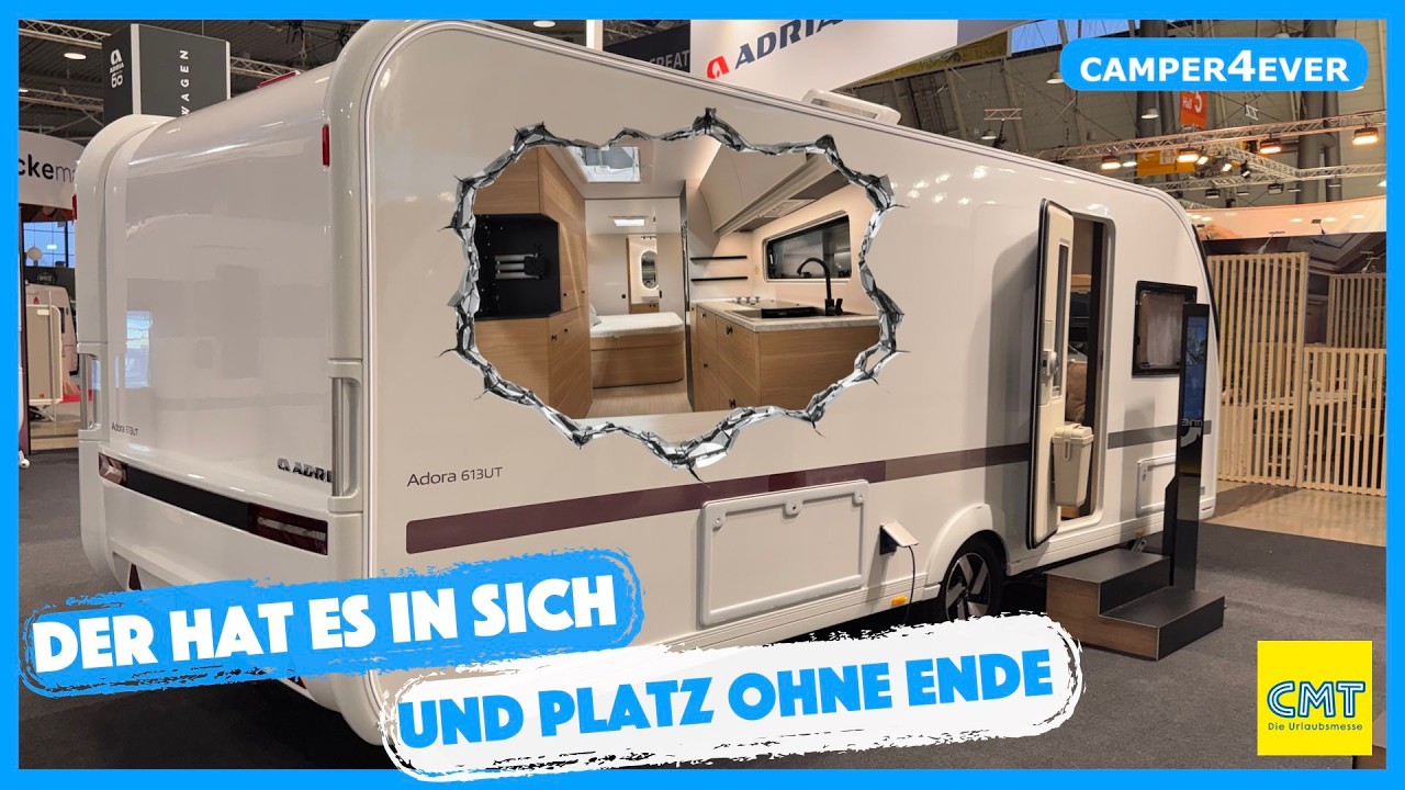 Voll - GfK und weitere Highlights I ein Traum f&uuml;r Zwei, wenn man die Optik mag - Adria Adora 613 UT