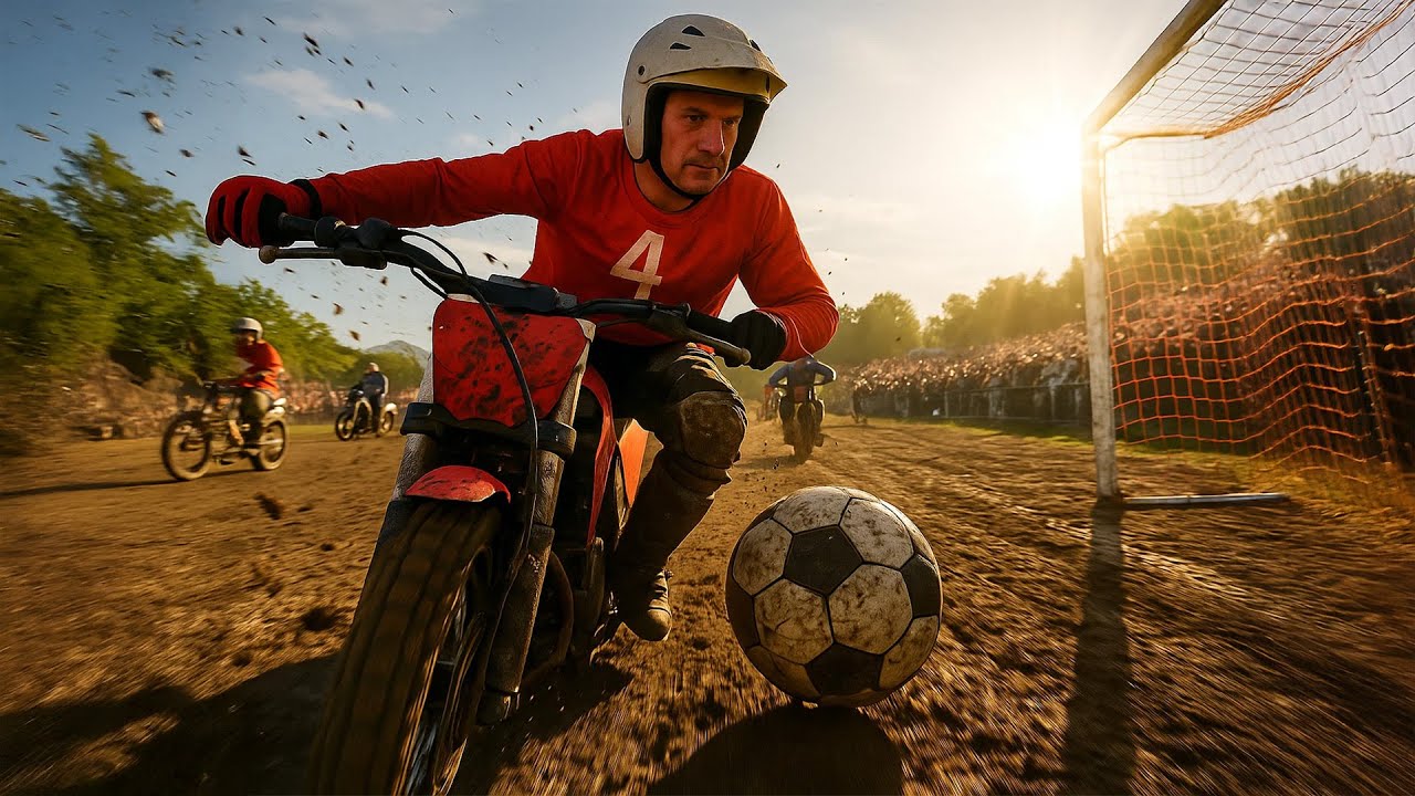 Quand la moto rencontre le football. (L'Histoire du Motoball)