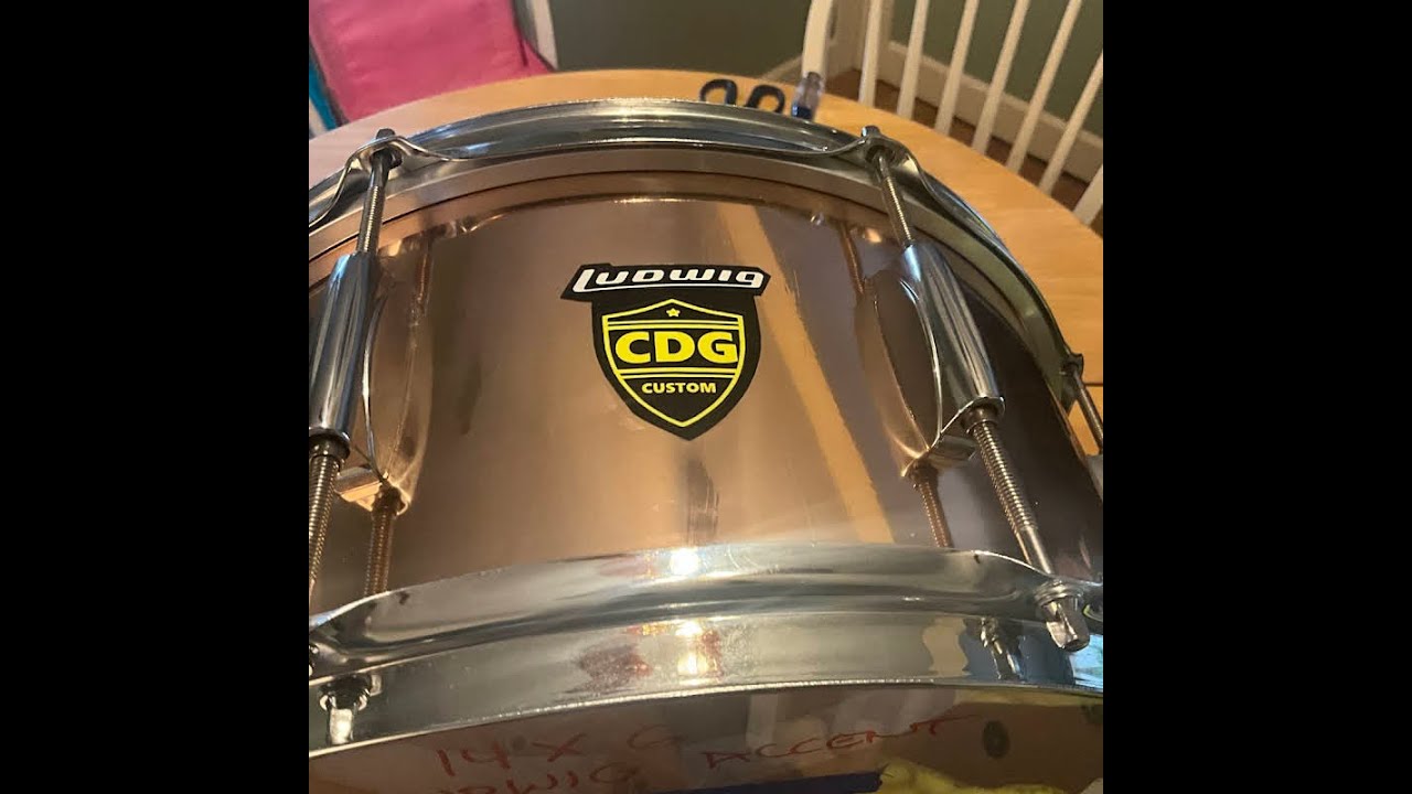 Ludwig snare re-wrap for the Army green drum set.   HAPPY NEW YEAR!
