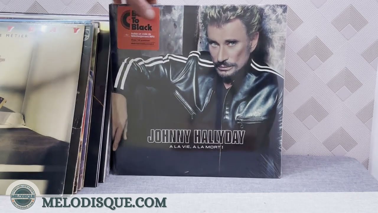 Johnny Hallyday, 42 albums vinyles, Quel est votre préféré ? Melodisque.com