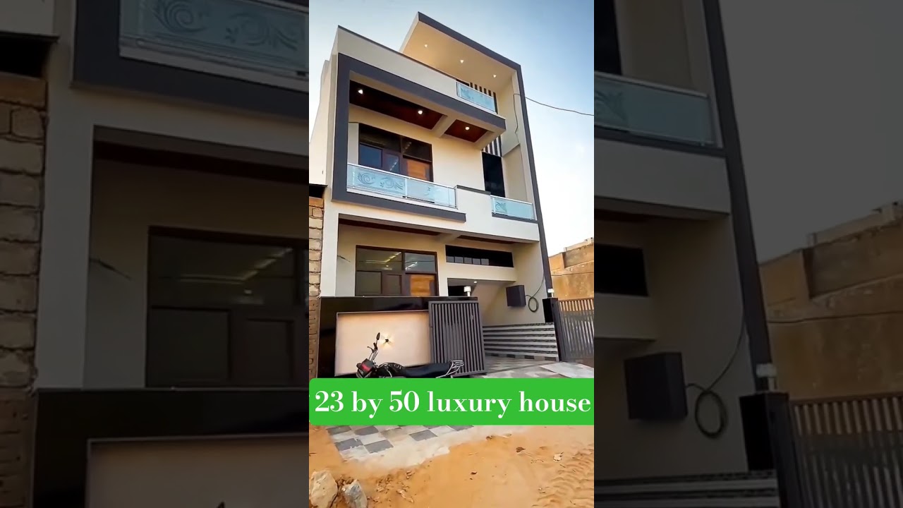 23 by 50 luxury house 🏠 design 🏠23x50 super luxury house 🏠#home #house #tranding  #viralvideo #viral