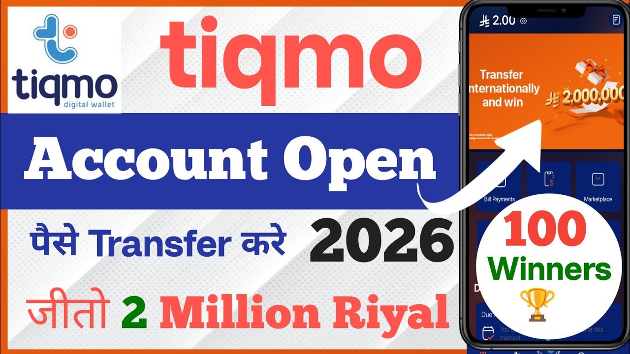 tiqmo account kaise banaye / How To Create tiqmo Account 2026