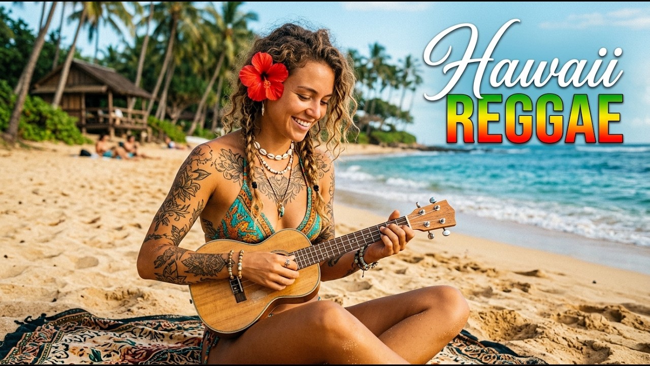 Tropical Hawaiian Reggae Mix 🌴 Smooth Island Beats & Chill Beach Vibes for Summer Relaxation