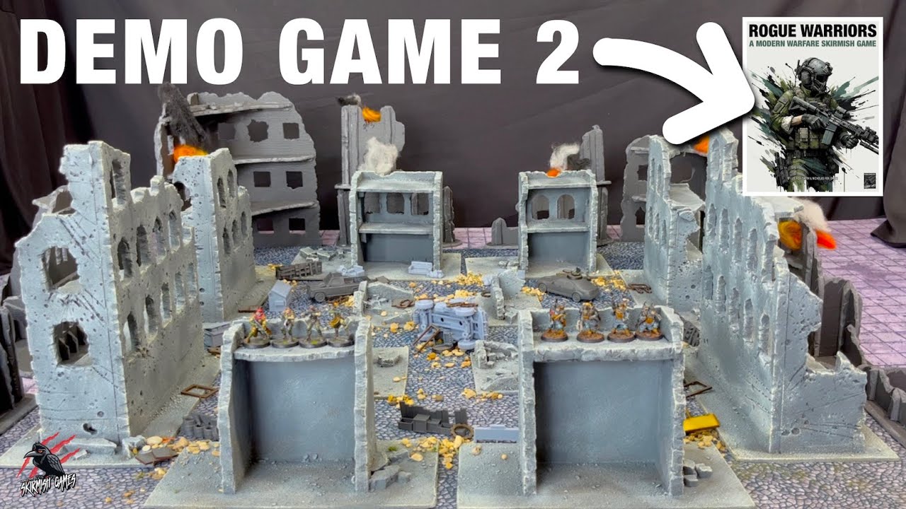 ROGUE WARRIORS DEMO GAME 2 - Urban Shootout - A Step By Step Battle Report - PART 1