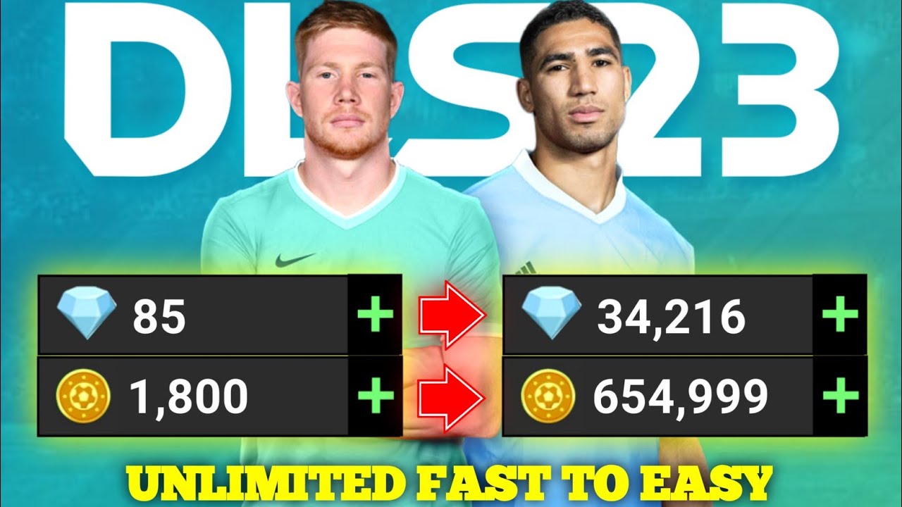 DLS 23 Unlimited Coins and Diamonds Fast to Easy Trick | Dream League Soccer 2023