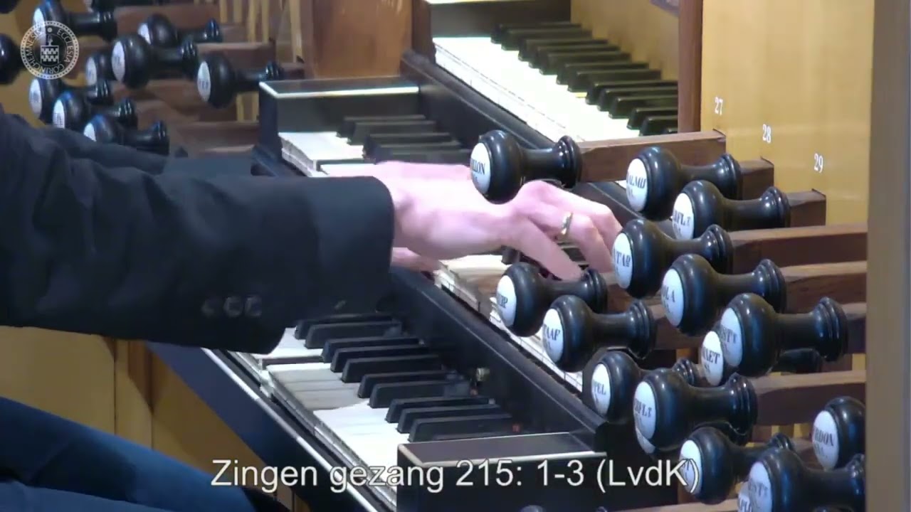 Gemeentezang Grote Kerk Gorinchem (5): Christus, onze Heer verrees (organist Arjan Versluis)