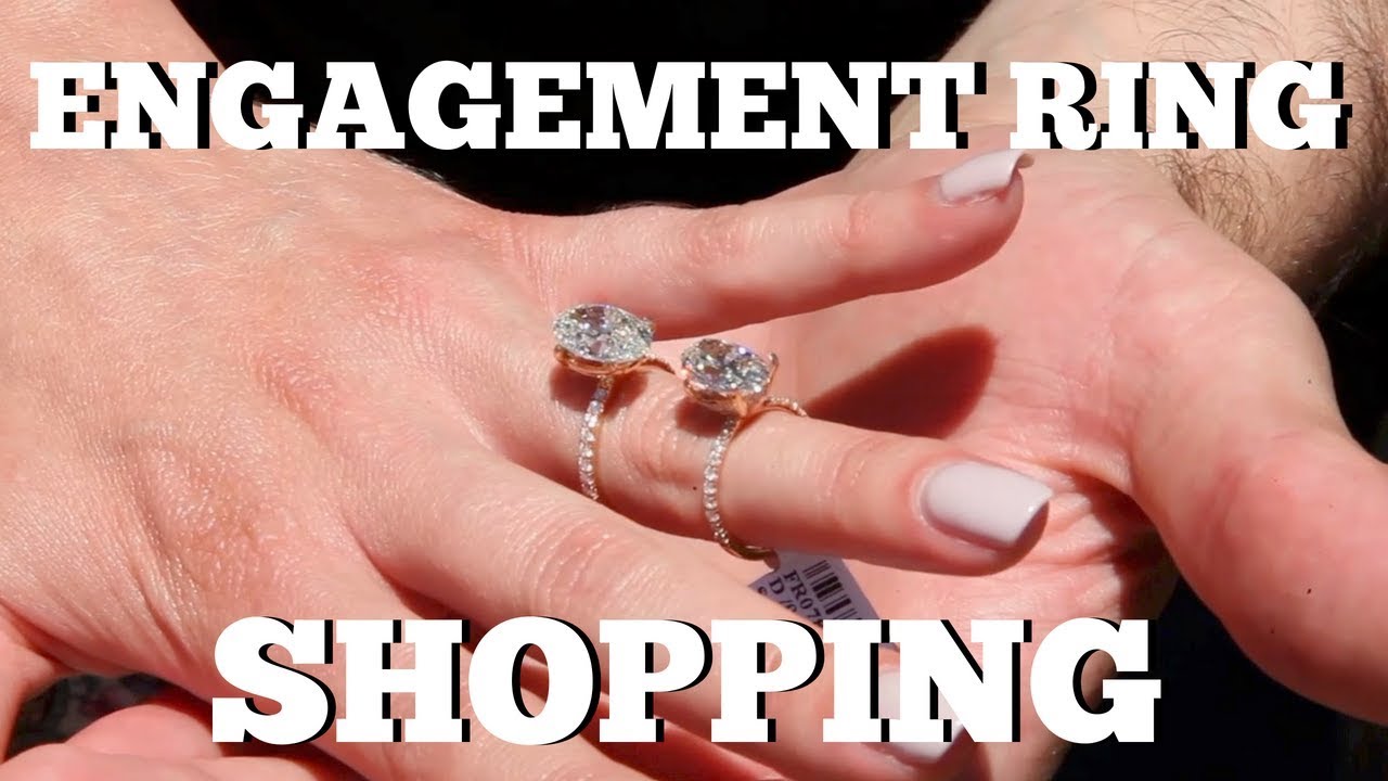 ENGAGEMENT RING SHOPPING: Finding the perfect engagement ring - Freddie & Alyssa VLOG #013
