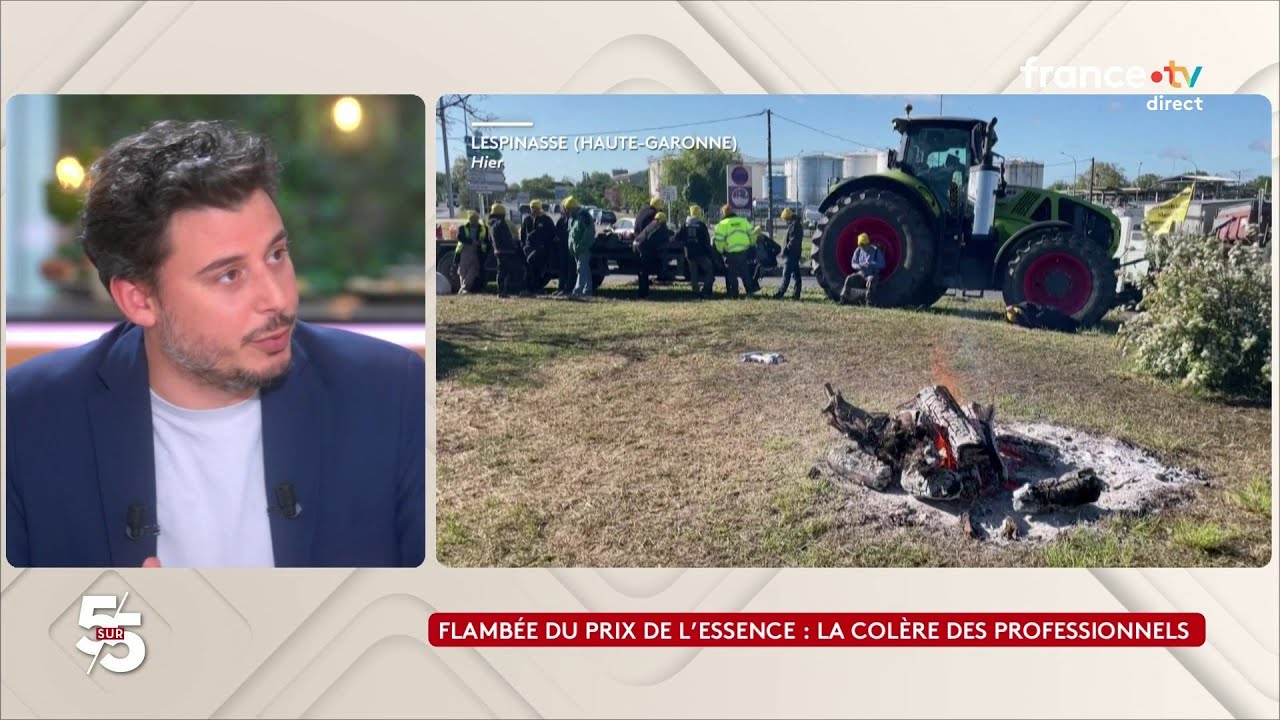 Flamb&eacute;e du prix de l&rsquo;essence : la col&egrave;re des professionnels - C &agrave; Vous l&rsquo;Int&eacute;grale - 15/04/2026