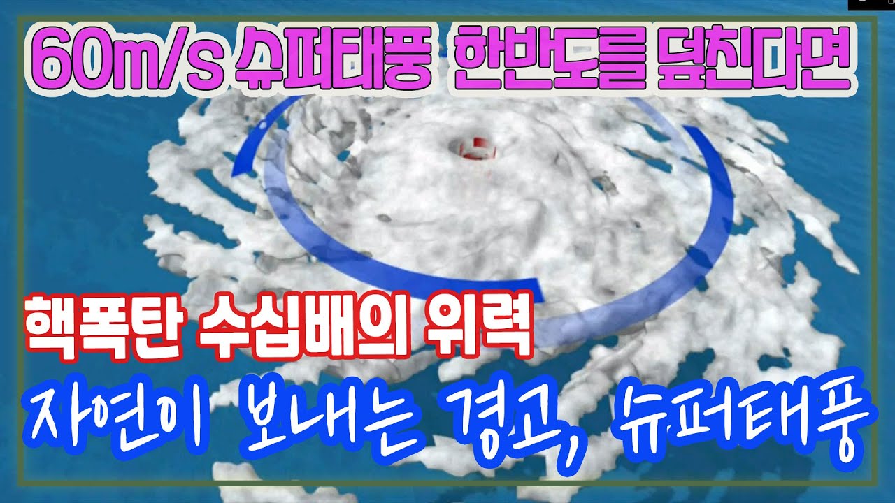 핵폭탄급 위력, 슈퍼태풍  한반도상륙의 가능성은 [미래실험] KBS 2006.11.3 방송