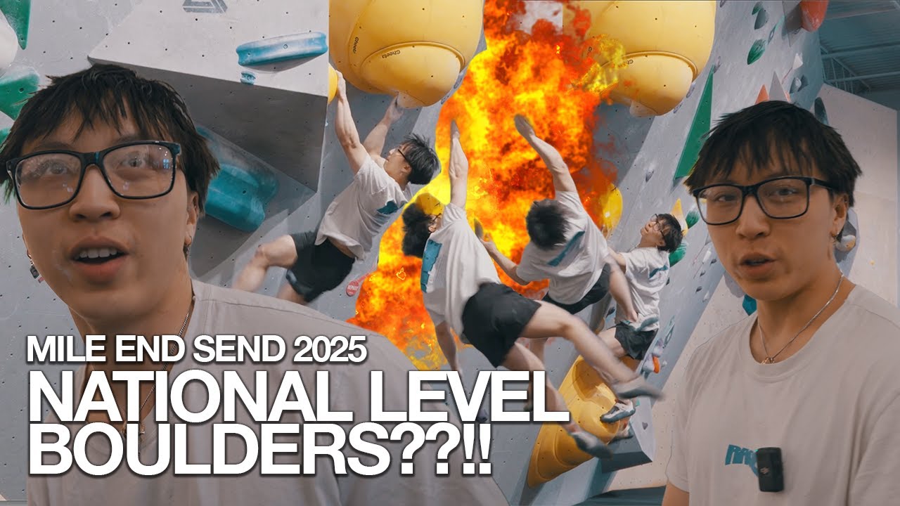 BOULDERER TRIES CANADIAN NATIONAL LEVEL FINALS | Allez Up Mile End Send 2025
