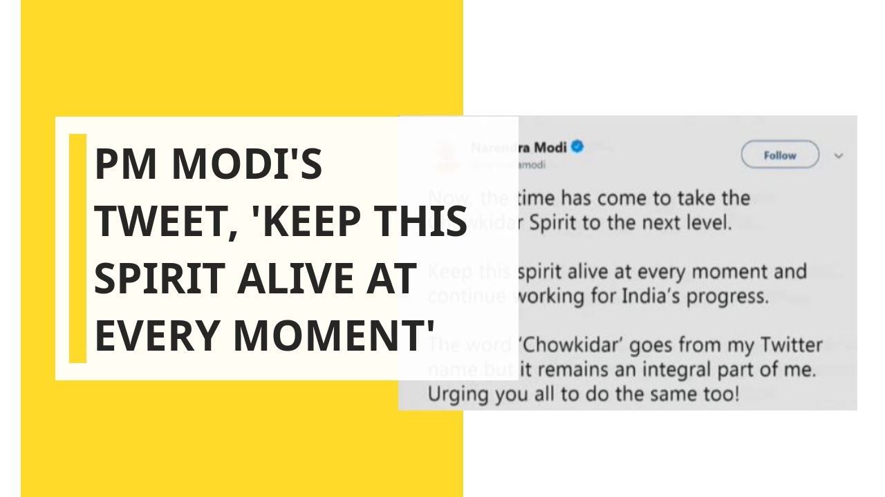 Lok Sabha Election 2019: PM Modi's Tweet, 'Keep this spirit alive at every moment'