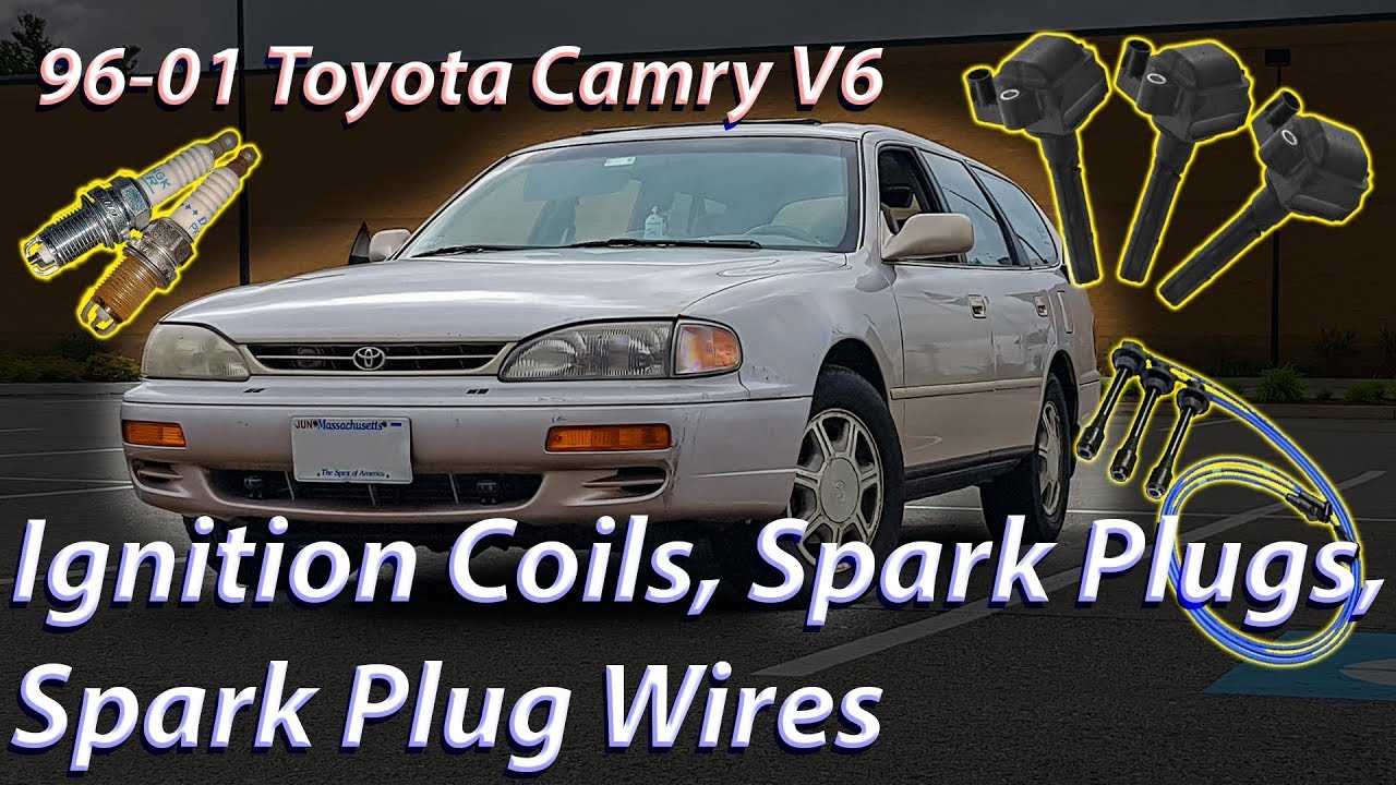 Replacing Spark Plugs, Wires, & Ignition Coils 96-01 Toyota Camry V6 (1MZ-FE)
