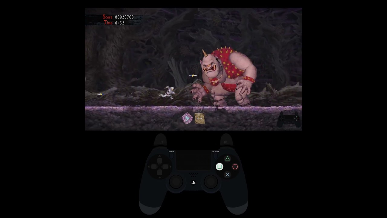 Cyclops Boss Fight - Ghosts 'n Goblins Resurrection LEGEND Difficulty #permadeath #gameplay #games