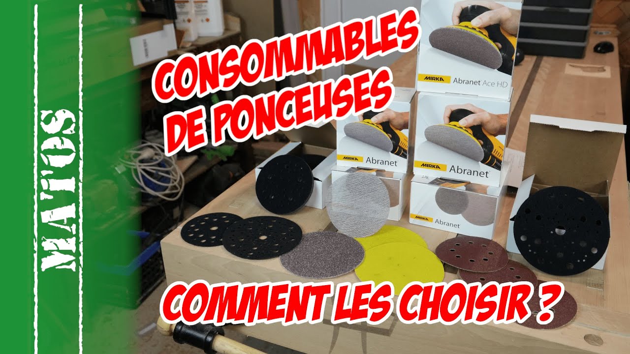 Les consommables de ponceuses - Savez-vous les choisir ? (pas que les abrasifs)