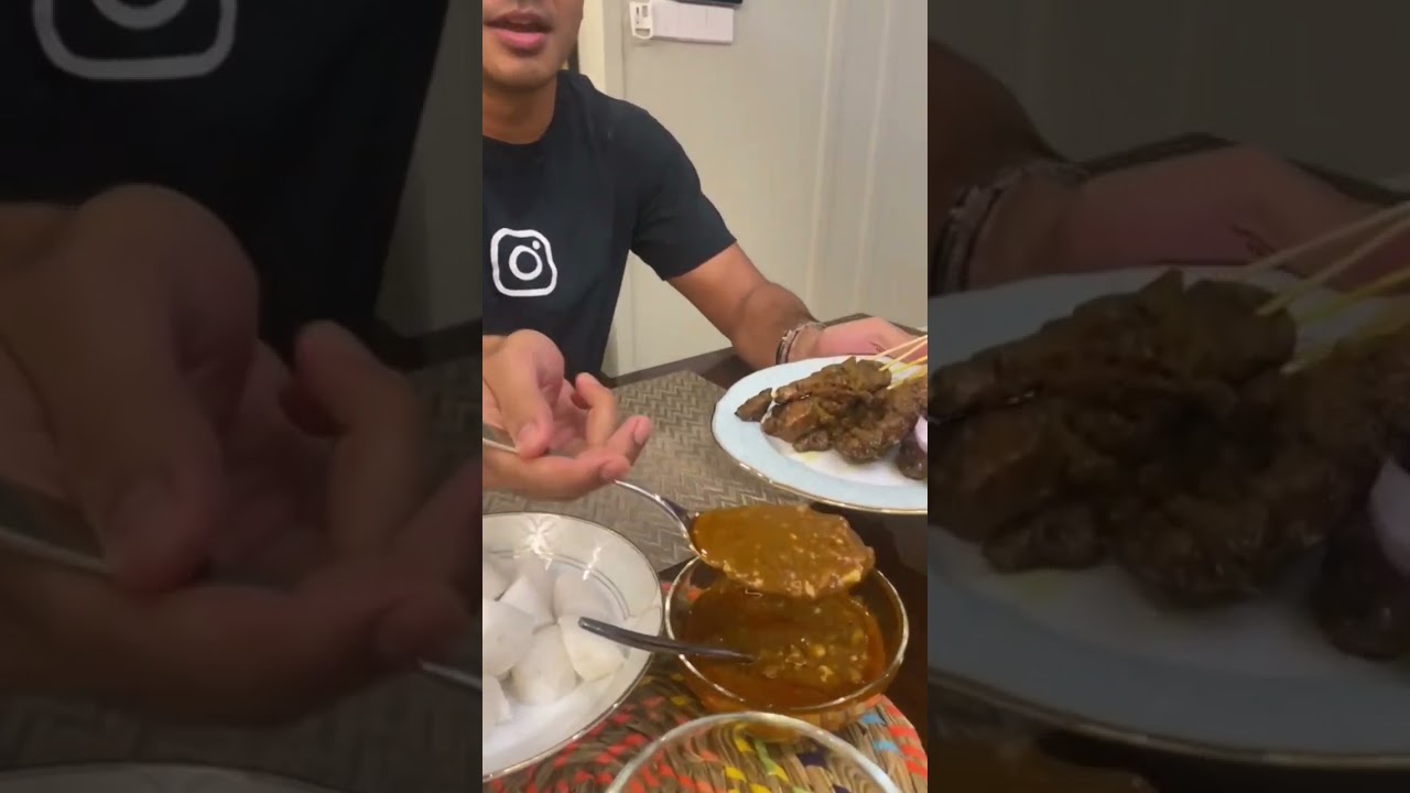 Sedapnya Aliff Satar makan Sate 🤤🤤
