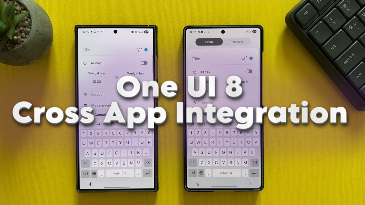 Samsung New One UI 8 Calendar & Reminder Apps - More Cross App Integration