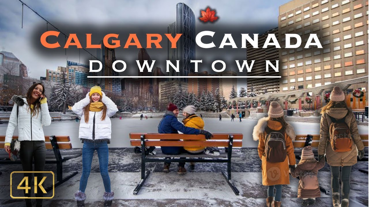 【4K】Calgary Canada | Downtown | Walking Tour #canada #calgary #alberta #walkingtour #thingstodo