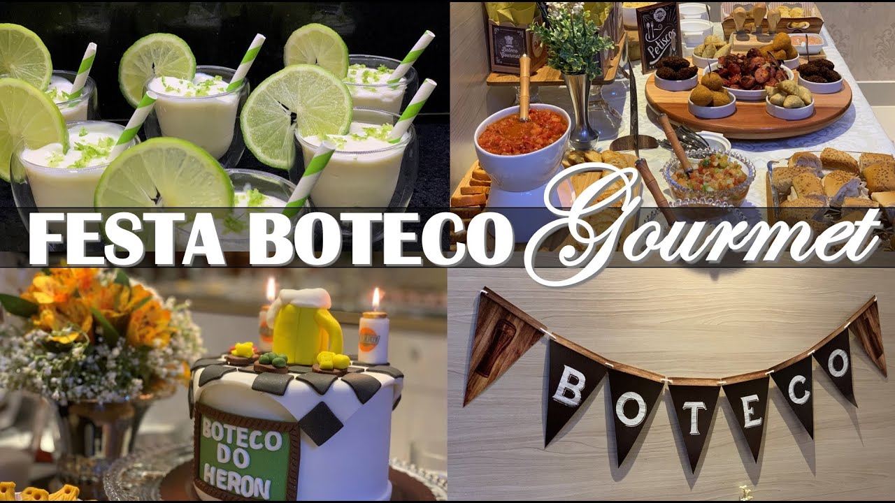 FESTA BOTECO GOURMET EM CASA | NOITE DE PETISCOS, BOLO E DOCES | PARTE 2