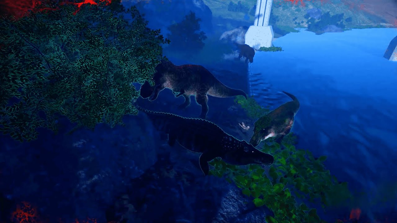 The Isle Evrima | Prime Deinosuchus Gameplay in the hordetest 