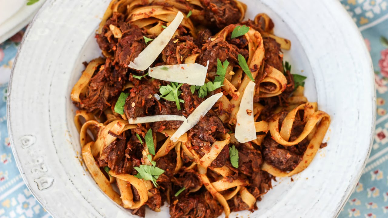 Braised Beef Shank Pasta