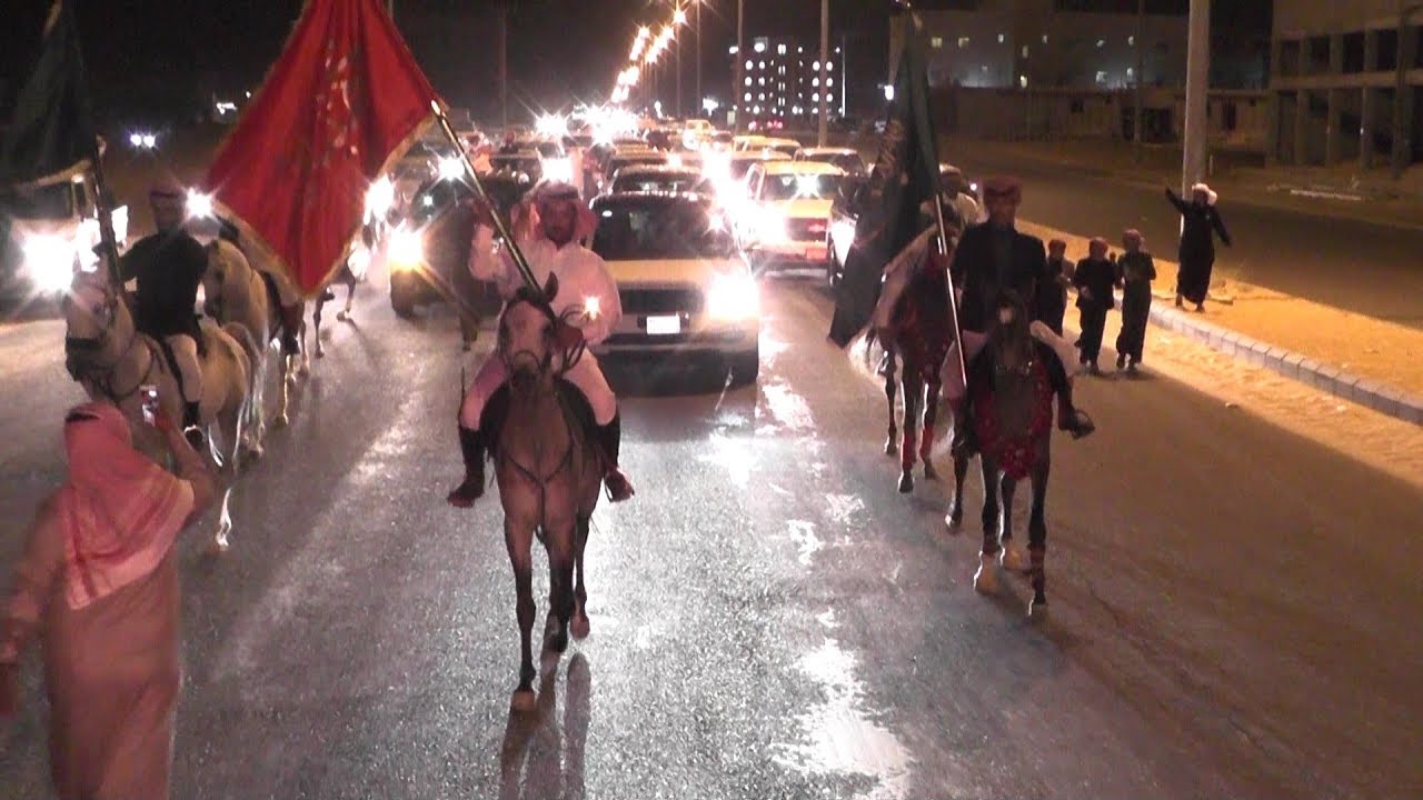 ستقبال قبيلة جهينه والشيخ طلال بن غنيم عند قبايل نهد في محافظة شروره