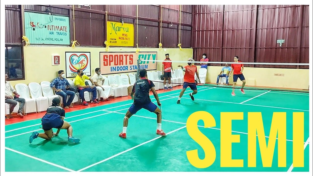 REZA FARHATH/SHIVASHANKAR VS SANGEET/ ZAINABA:SENIOR STATE BADMINTON CHAMPIONSHIP MIXED DOUBLES
