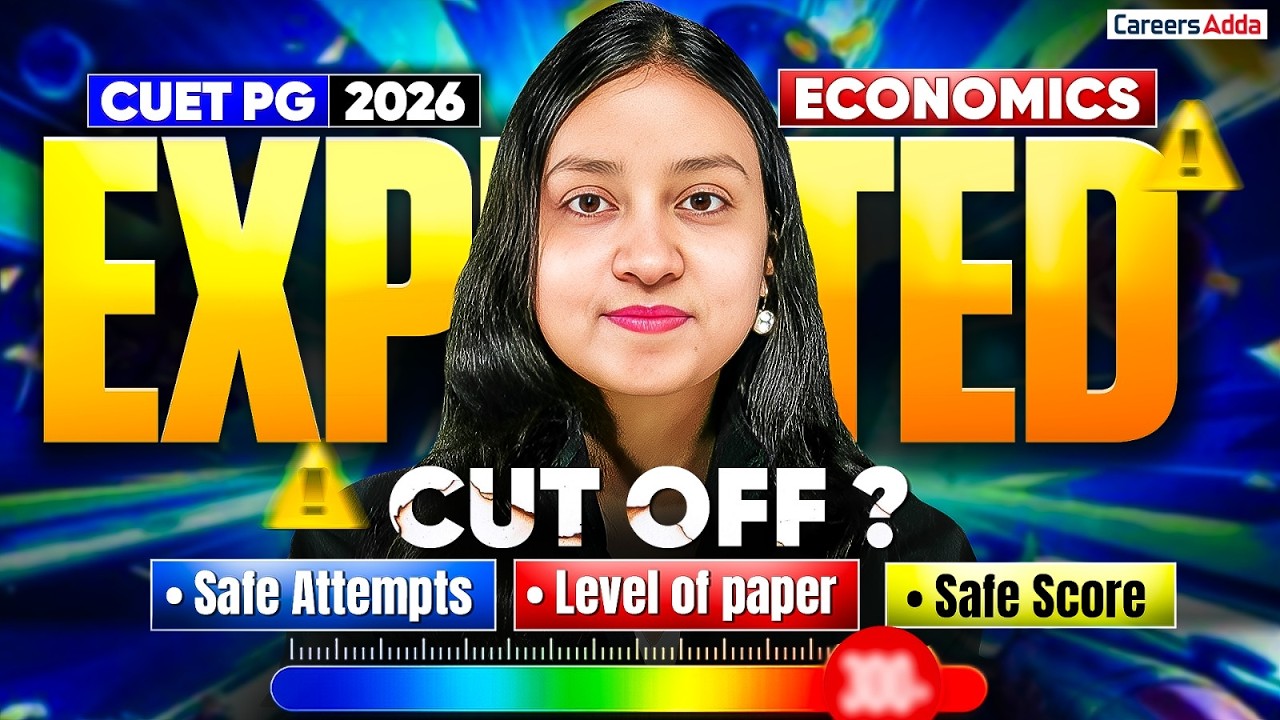 CUET PG Economics 2026 |  Expected Cut Off, Prediction | Safe Score, Attempts & Paper Level Analysis