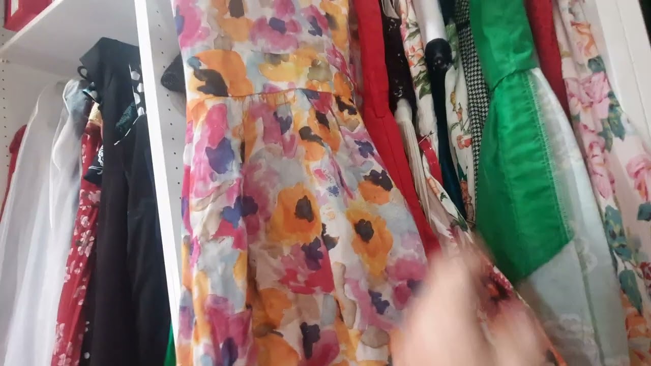 Closet dress burn