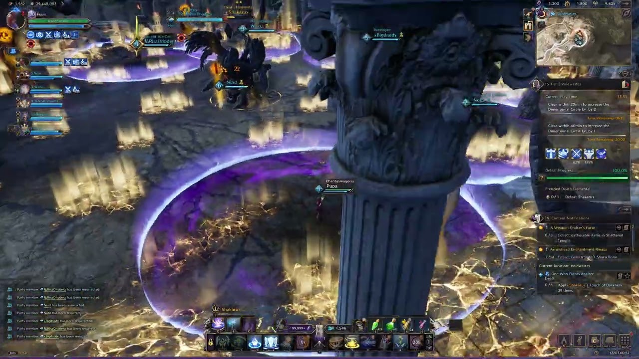 THRONE AND LIBERTY Tier 15 Voidwaste Challenge Dungeon less then 20 minutes