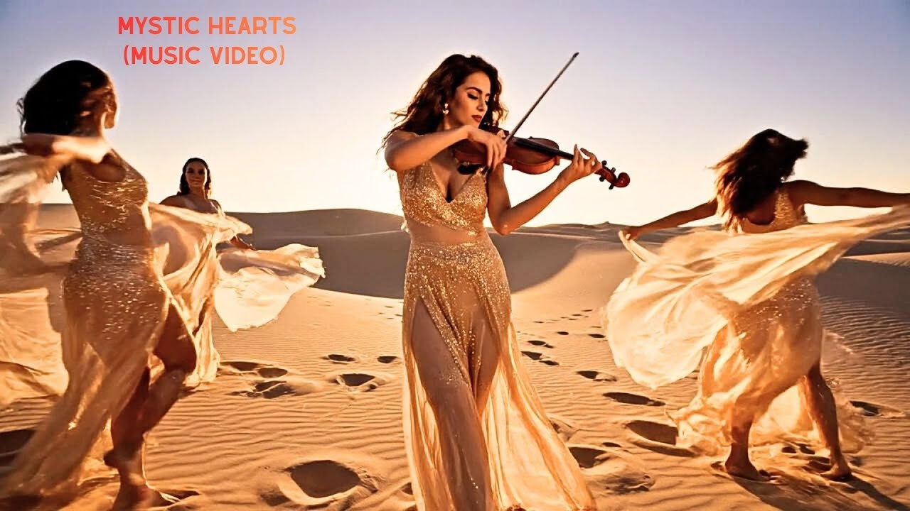 Mystic Hearts – Oriental Fusion with Banjo & Violin (Official Instrumental Video) | Qamira Love