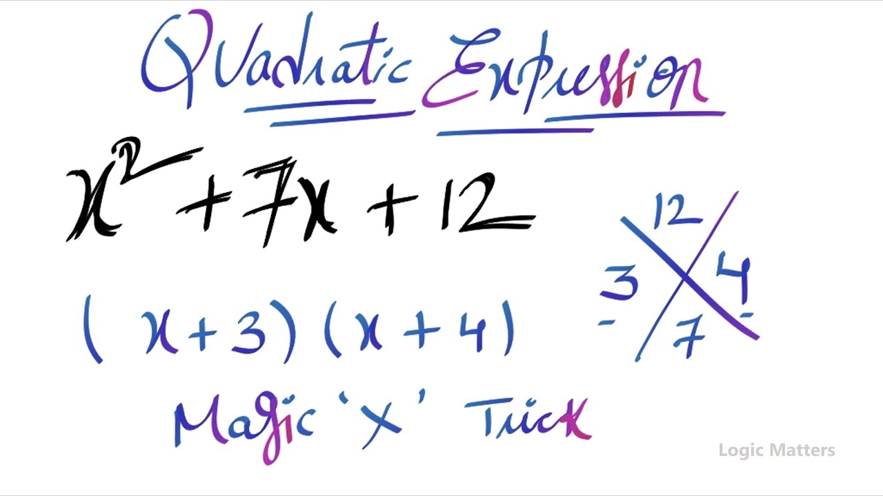 How To Solve Quadratic Equations By Factoring - Logic Matters