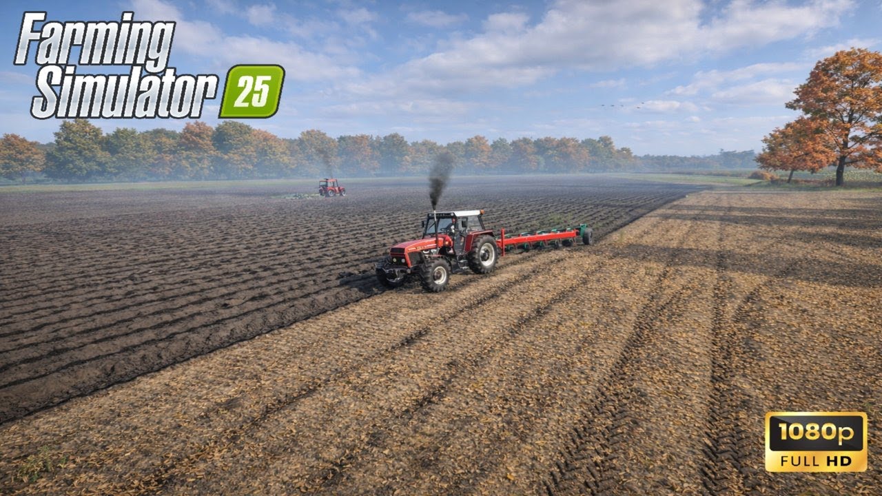 FS25 | CabView/3D – Plowing | Zetor 16145