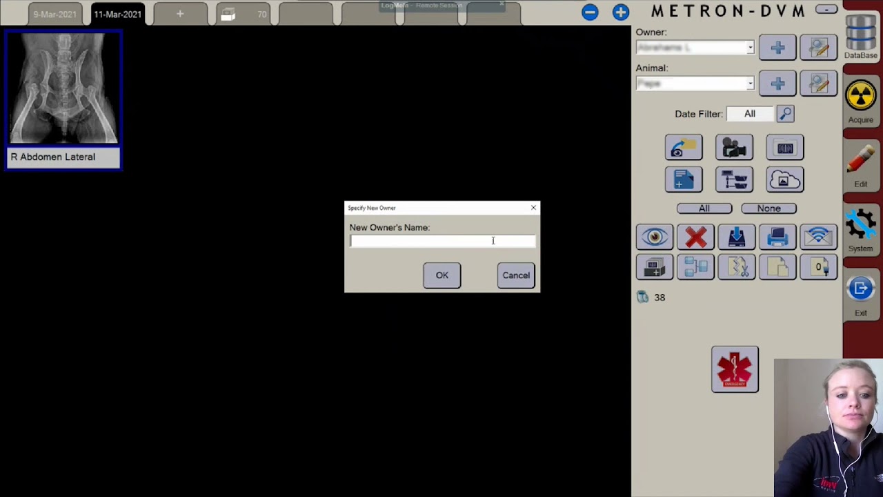 ClaroX DR System Software: Interface, Adding New Patient - video 1