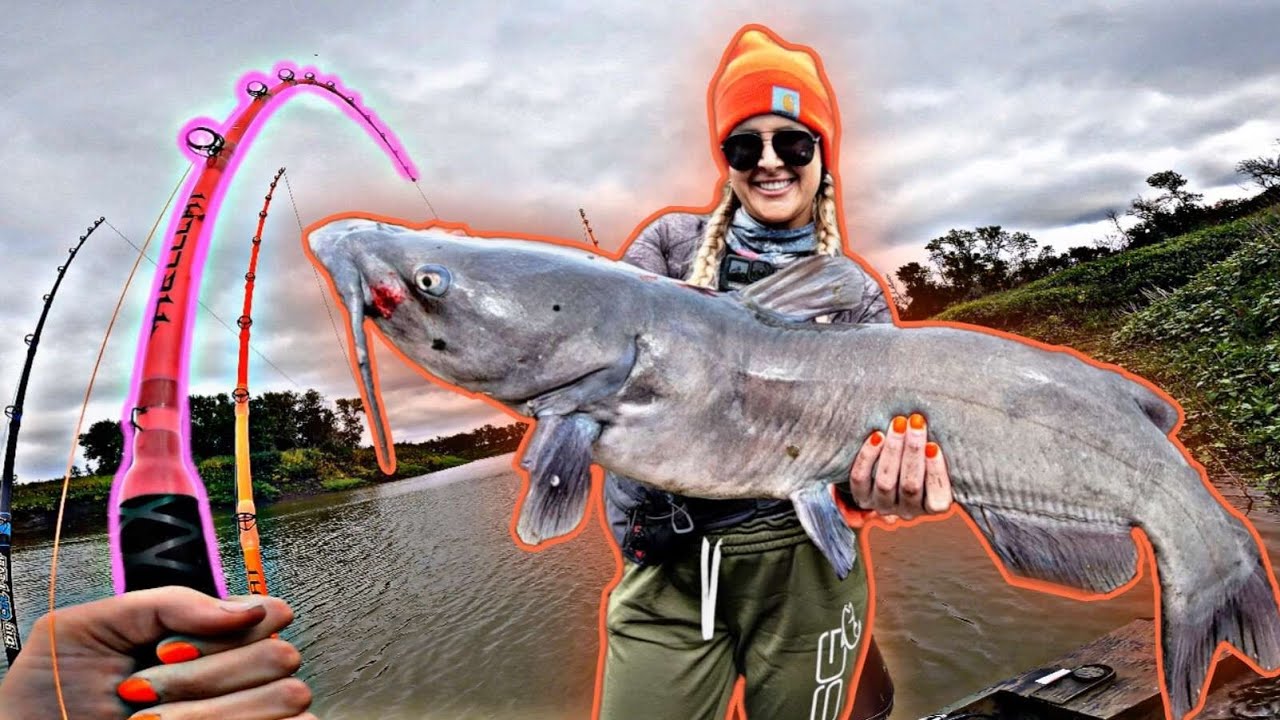How to catch GIANT Channel Catfish- Red River