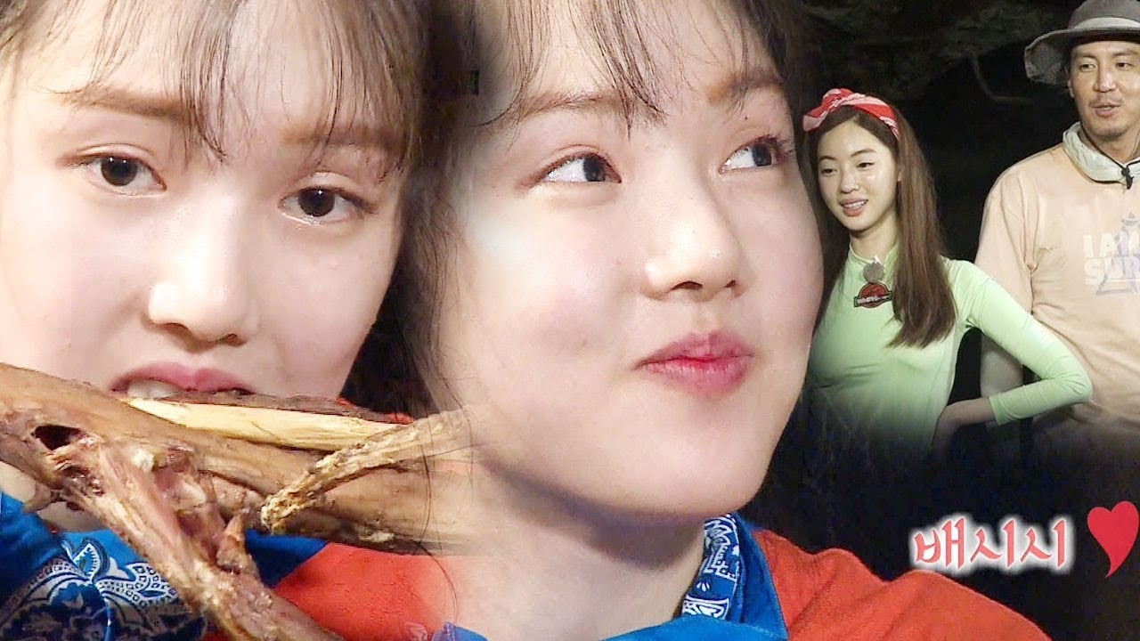 예린, 비아왁의 닭고기 맛에 귀여운 배시시♥ @김병만의 정글의 법칙 281회 20170908