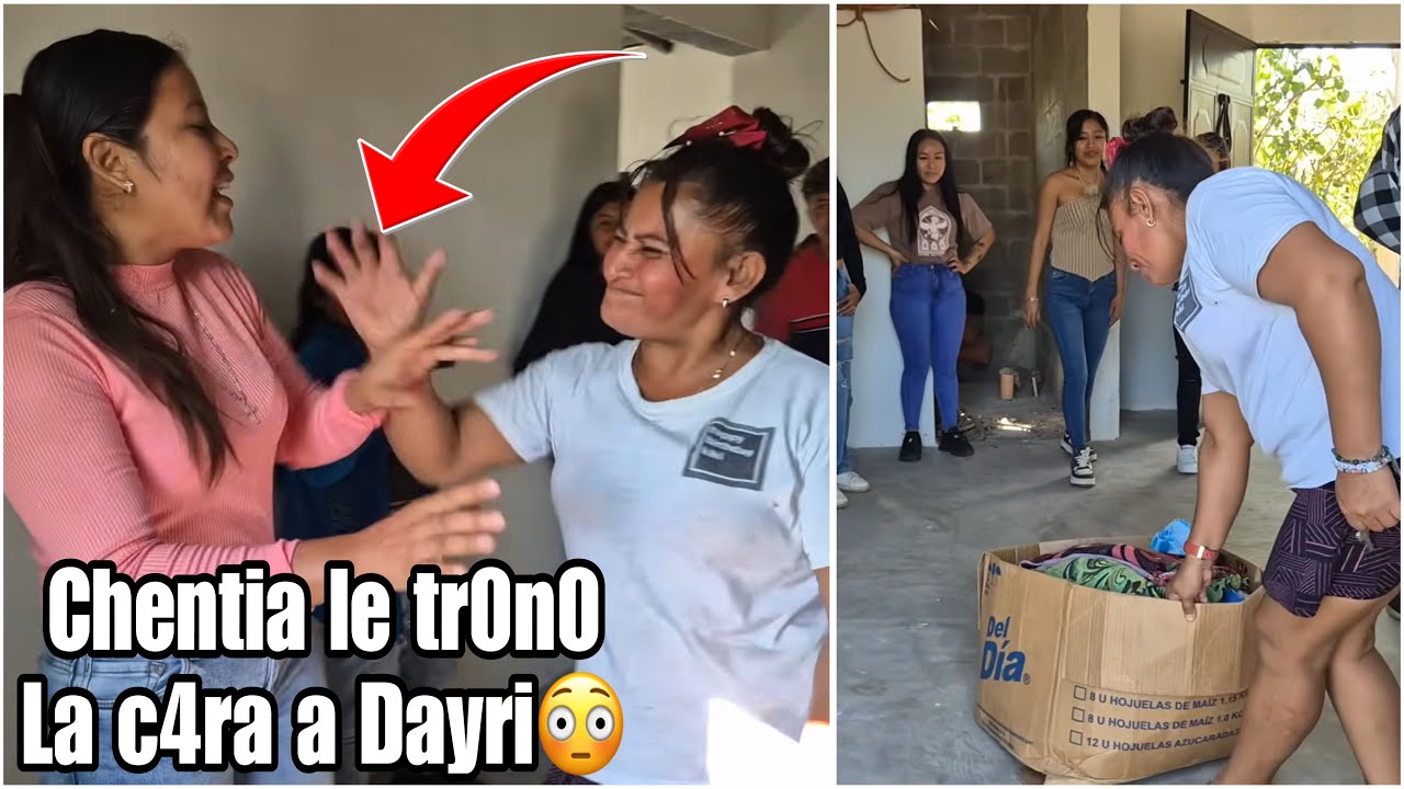 Chentia le sacó toda la ropa a trucha de su casa/ingrid le t0rt3ó la cara a Chentia😡