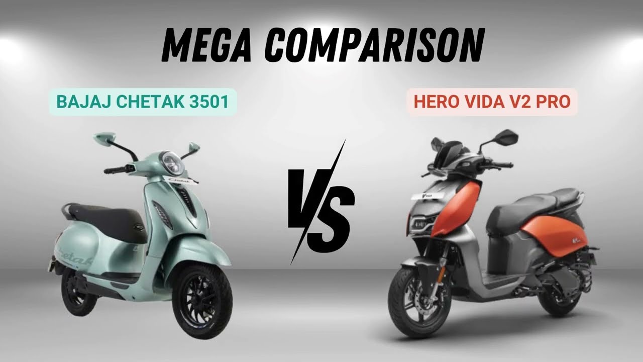 Bajaj Chetak 3501 vs Hero Vida V2 Pro | Mega Comparison