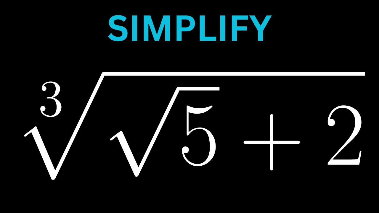 Nice Radical Simplification Problem