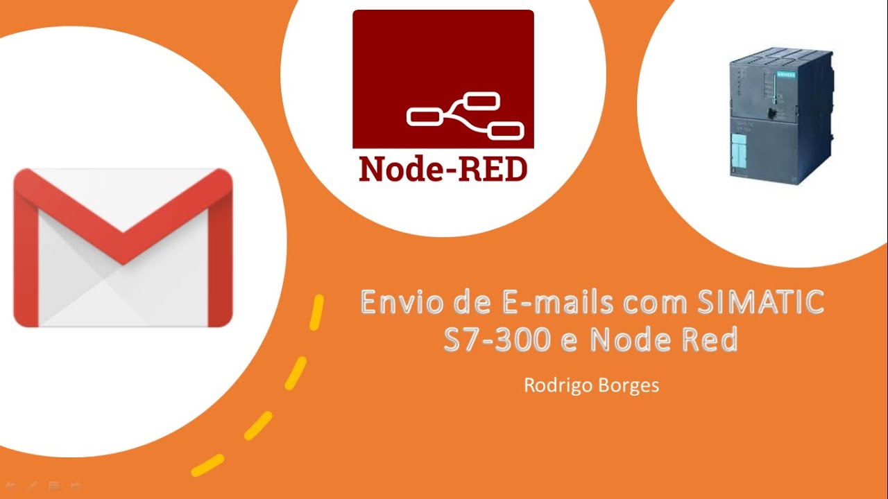 Envio de E mail com SIMATIC S7 300 e Node Red