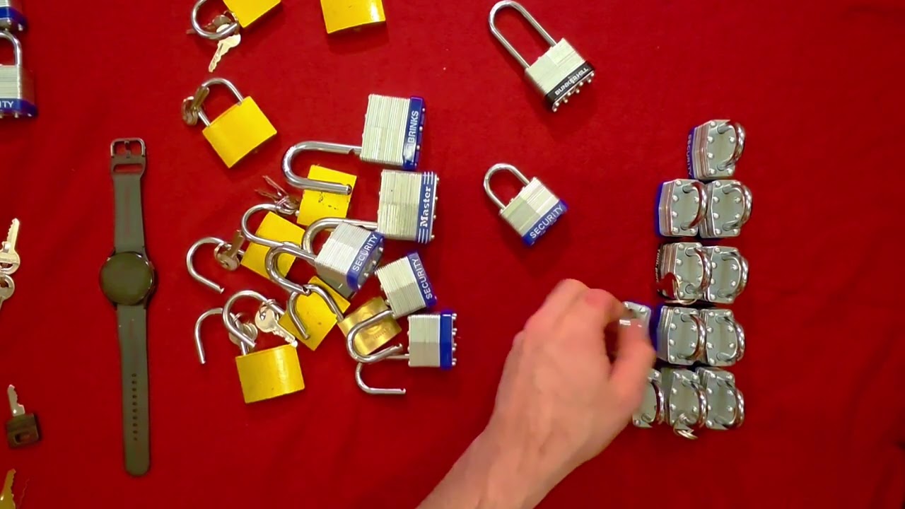 Bezerker Challenge! 20 Locks picked in 5 minutes #Lockjawmfg