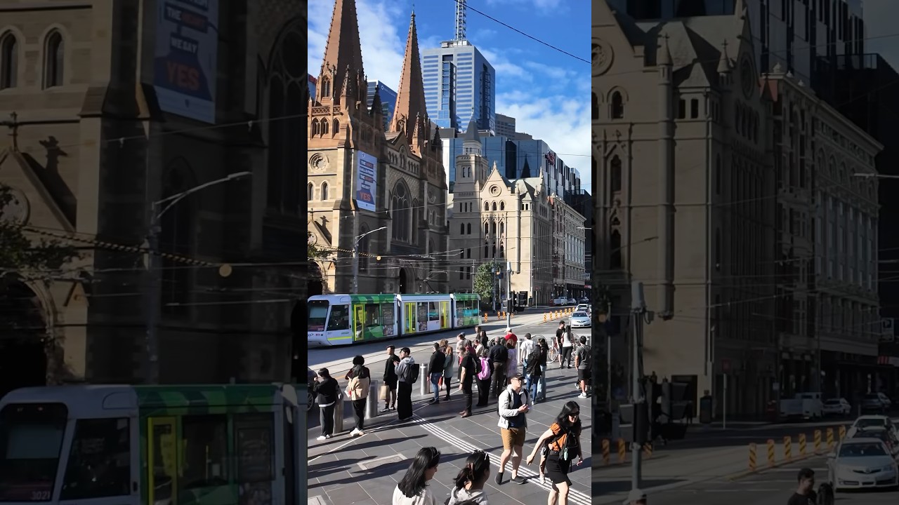 Melbourne City Virtual Tour #citywalk #cityview #travel