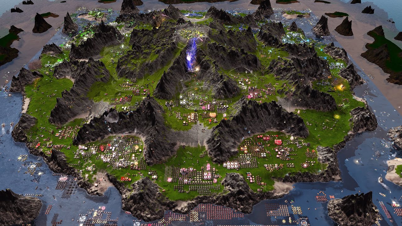 MASSIVE RTS BATTLES - Beyond All Reason (New Units)