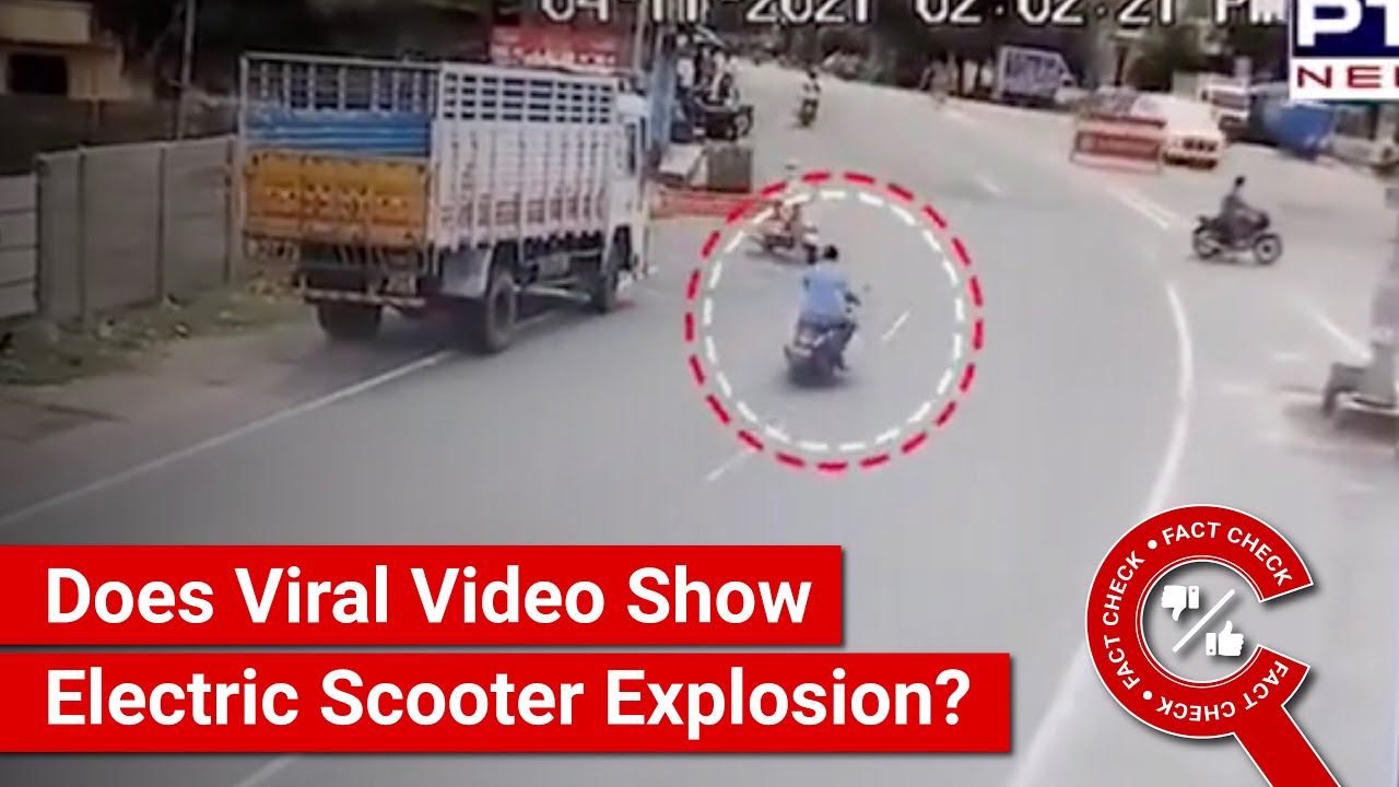 FACT CHECK: Does Viral Video Show Electric Scooter Explosion?