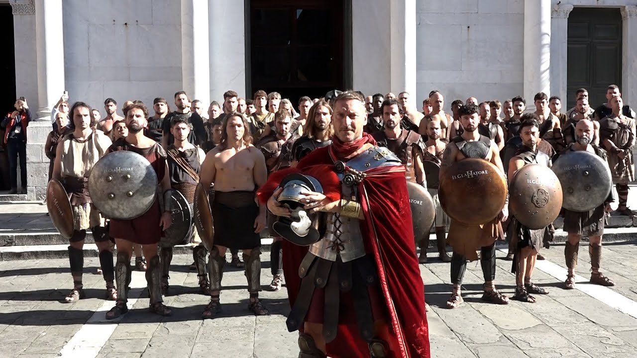 Lucca Comics, Francesco Totti alla parata del Gladiatore 2