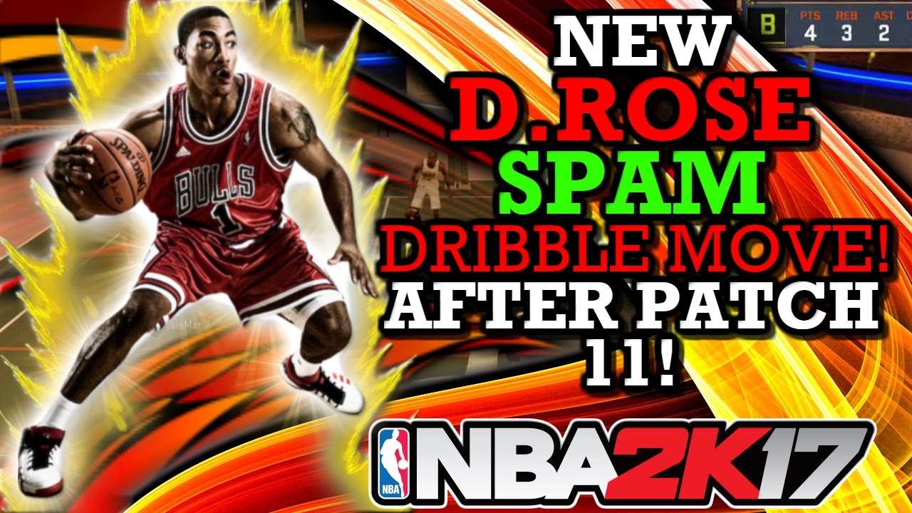 NBA 2K17 NEW D.ROSE SPAM DRIBBLE MOVE!! (AFTER PATCH 11!) (GETS ANKLE BREAKERS!) GAME PLAY PROOF!