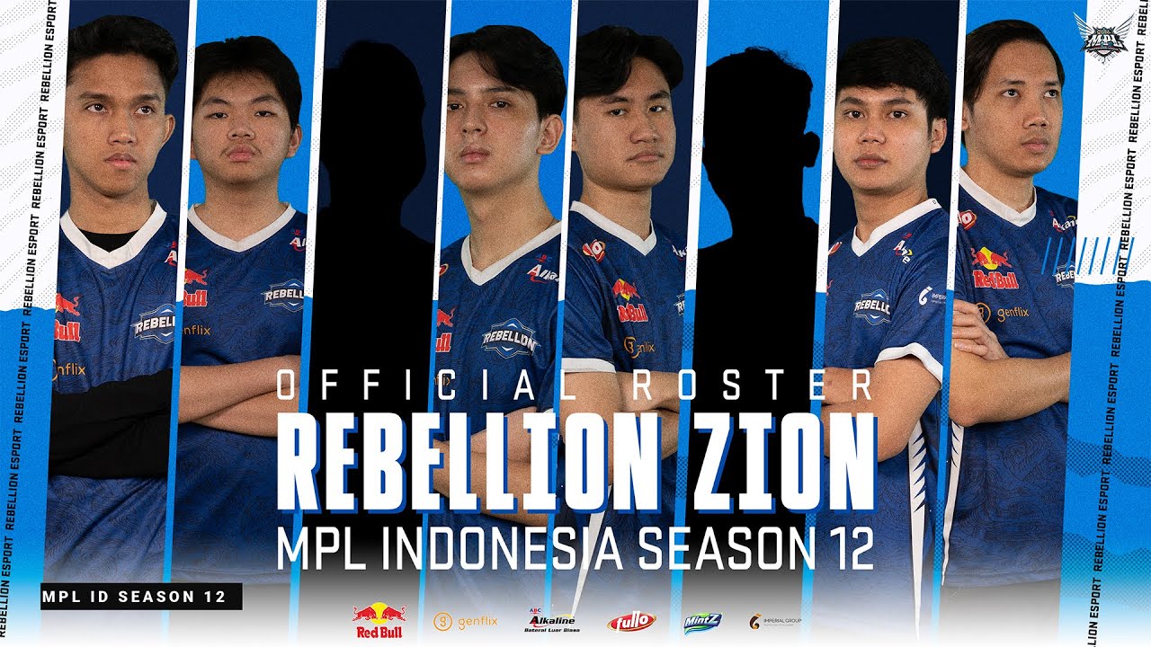 OFFICIAL ROSTER REBELLION ZION FOR MPL ID SEASON 12