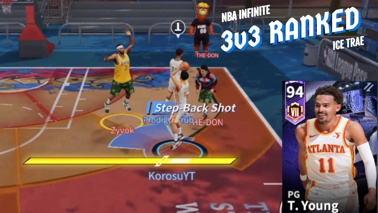ICE TRAE!!! 94 OVR TRAE YOUNG BREAKING ANKLES IN HOF 3v3 RANKED | NBA INFINITE GAMEPLAY