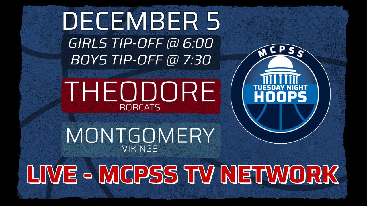 Theodore vs Montgomery - MCPSS Basketball Tuesday Night Hoops 12/5/2023