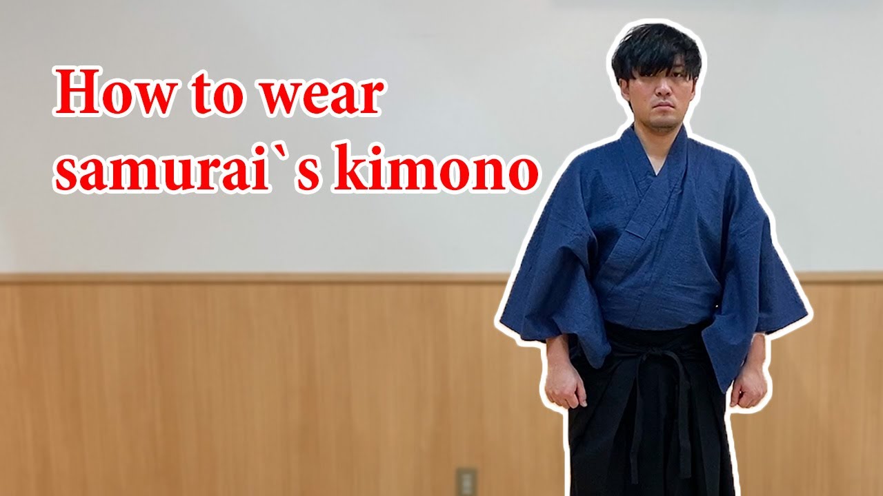 How to wear samurai's kimono【 SAMURAI KIMONO 】